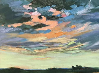 Ciel bleu du Nouveau-Mexique
