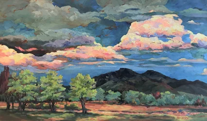 North Taos, 2007 (huile sur toile)