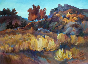 Rock Ridge, vers 1990-2005 (huile sur toile)