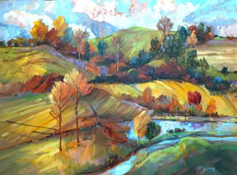 Transitions, vers 1980-2000 (huile sur toile)