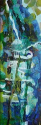 Flux bleu-vert dynamique