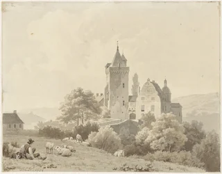 Berger au repos près du Schloss Lansberg