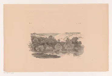 Vue sur un paysage vallonné