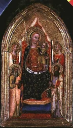 Madone et enfant en trône avec Saint Barthélemy et d