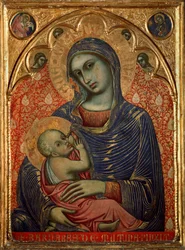 Marie allaitant Jésus