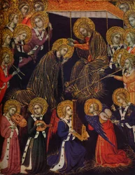 Le Couronnement de la Vierge, 1374