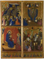 Le Couronnement de la Vierge. La Trinité. La Vierge à l