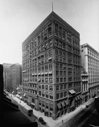 Home Insurance Building, Chicago, Illinois, USA, vers 1905 (photo n/b)