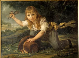 Portrait de Paulin des Hours enfant, héritier d