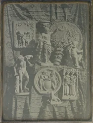 Nature morte avec moulages en plâtre