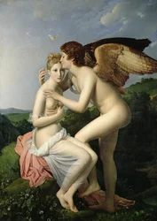 Psyché recevant le premier baiser de Cupidon, 1798