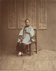 Fille de Shanghai, années 1870