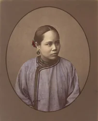 Fille de Shanghai, années 1870