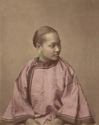 Fille de Shanghai, années 1870