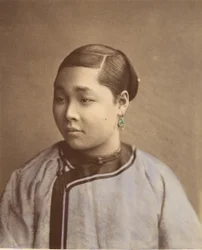 Fille de Shanghai, années 1870