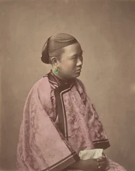 Fille de Shanghai, années 1870