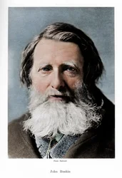 John Ruskin, critique, poète et artiste anglais