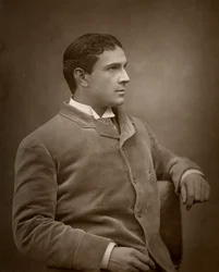 Maurice Barrymore, acteur britannique, 1886