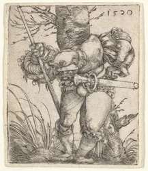 Soldat courbé s