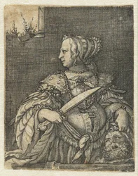 Judith avec la tête d