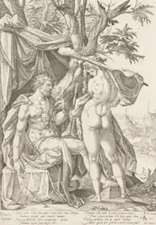 Hercule et Omphale, 1590