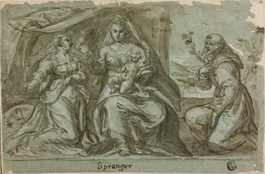 Madone et Enfant avec les saints Catherine et Dominique