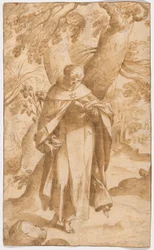 Saint Dominique lisant