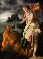 Scylla et Glaucus, vers 1580-1582