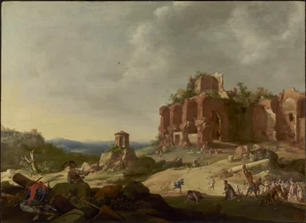 La lapidation de saint Étienne