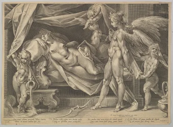 Cupidon et Psyché, vers 1631