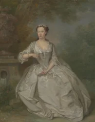 Une dame avec un livre, c.1730-40