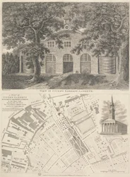 Vue dans les jardins de Cuper, Lambeth