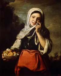 Fille vendant des fruits, vers 1650-1660