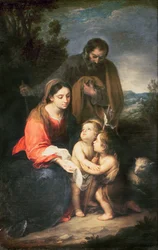 La Sainte Famille avec le petit Saint Jean