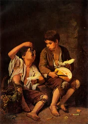 Les mangeurs de melons, vers 1650, 1946
