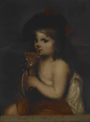 Garçon soufflant des bulles