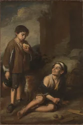 Deux garçons paysans