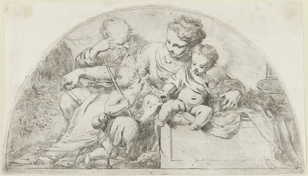 Sainte Famille avec le jeune Jean-Baptiste