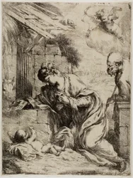 La Vierge Adorant l
