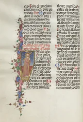 Missale: Fol. 124v: Christ portant la croix, 1469