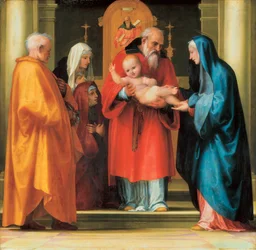 Présentation de Jésus au Temple (détail)