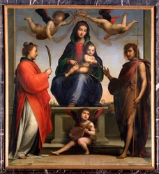 Vierge et enfant avec saint Jean-Baptiste et saint Étienne