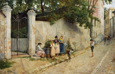 À la fontaine