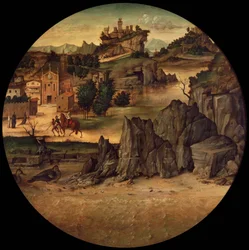 Paysage avec châteaux