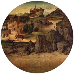 Paysage avec vue sur le château
