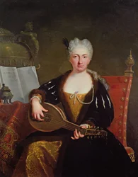 Portrait de Faustina Bordoni, chanteuse de Handel, c.1830