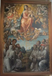 Bartolomeo neroni dit le Hérisson, Madone avec les Frères de la Compagnie