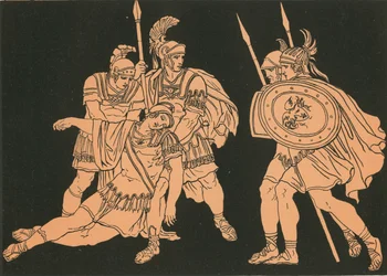 Énée et le corps de Lausus