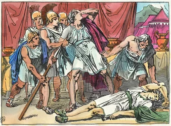 Alexandre le Grand, ivre, a tué Clitus