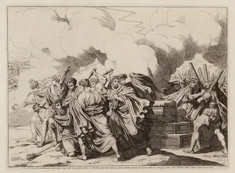 Mort de Romulus (eau-forte)